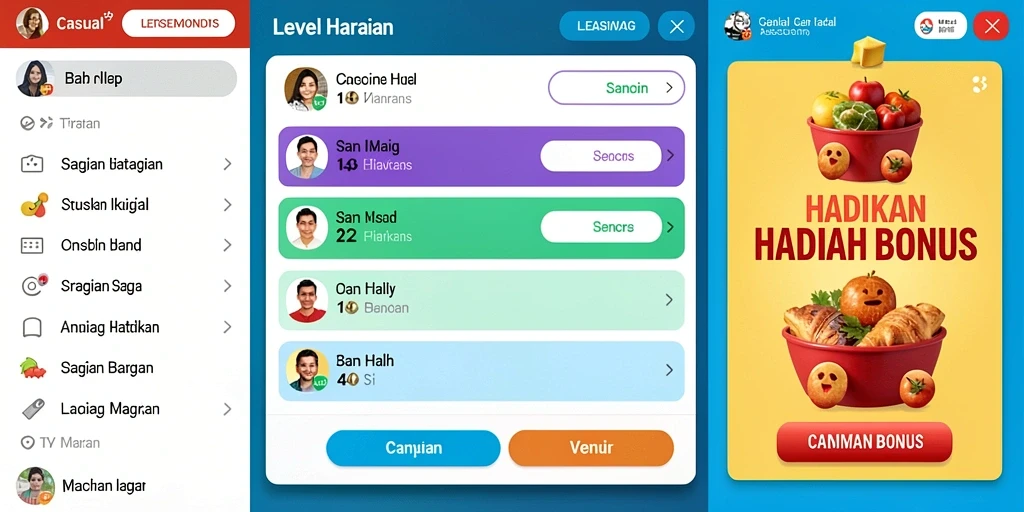 Tangkapan layar dari pertarungan yang mendebarkan.