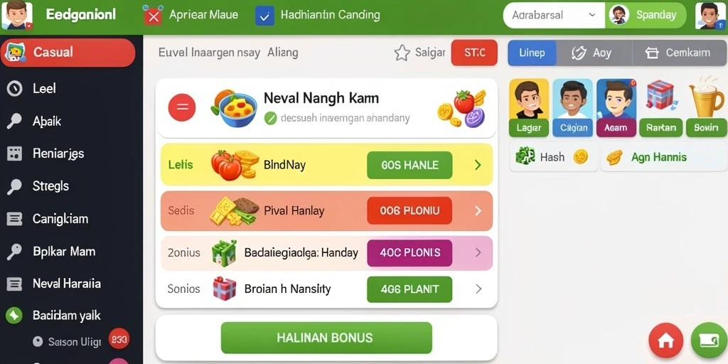 Fitur komunitas yang memungkinkan interaksi antar pemain.