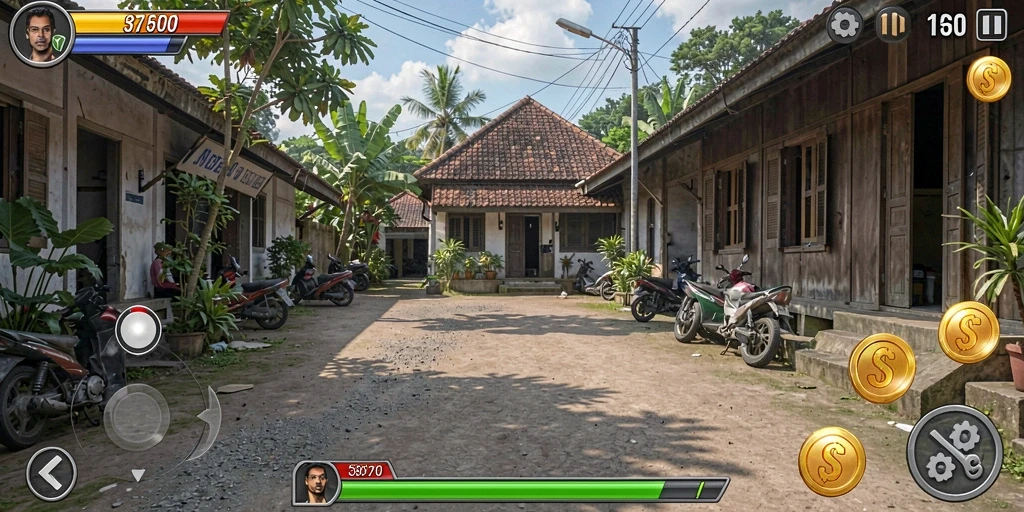 Level yang menantang dan penuh petualangan.